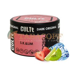 Тютюн для кальяну CULTt Strong DS24 CS.K.&Lim (Полуниця, ківі, лід, лайм) 100 гр